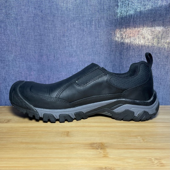 Keen Targhee III Sz 10 Slip On Shoes Black/Magnet Hiking Walking Work 1022657 main image 12